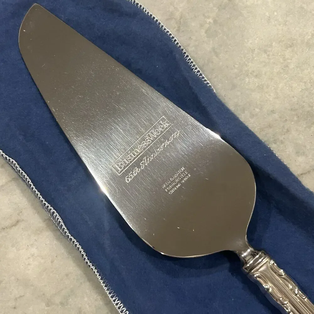 REED & BARTON Sterling Silver Handle Pie Cake Server